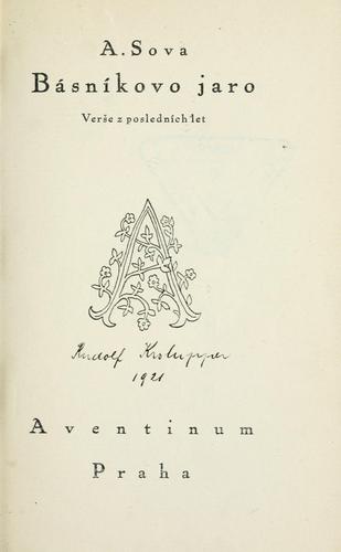 Cover for Básníkovo jaro