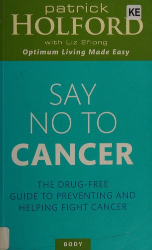 Cover for Say no to cancer