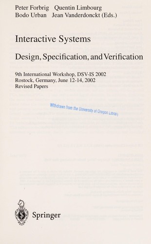 Cover for Interactive systems