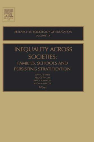 Cover for Inequality Across Societies, Volume 14
