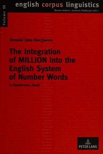 Cover for The integration of MILLION into the English system of number words