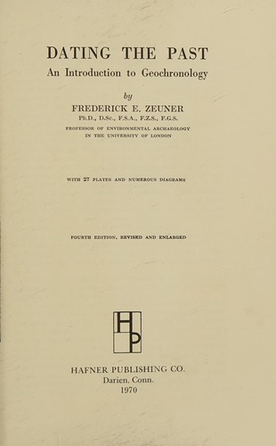 Cover for Dating the past