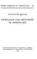 Cover for Vergleich und Metapher im Hohenlied