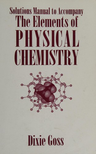 Cover for Elements of Physical Chemistry