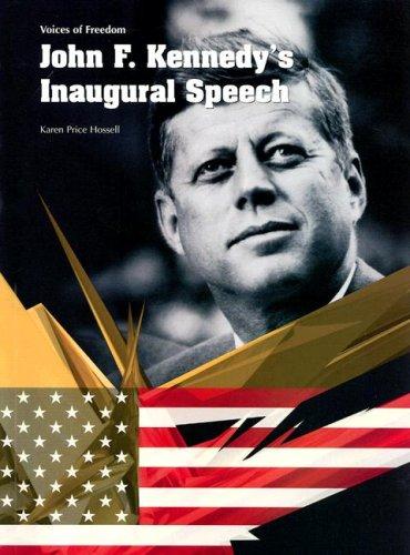 Cover for John F. Kennedy's inaugural speech