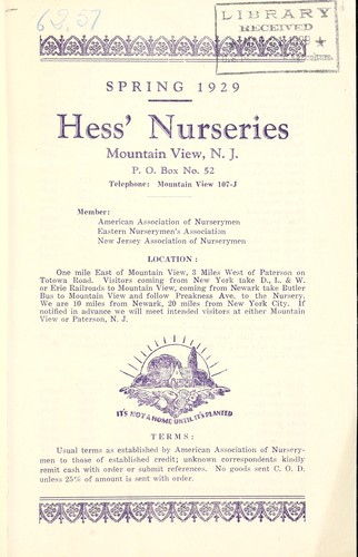 Cover for Spring 1929