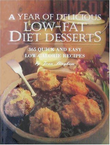 Cover for A year of delicious low-fat diet desserts