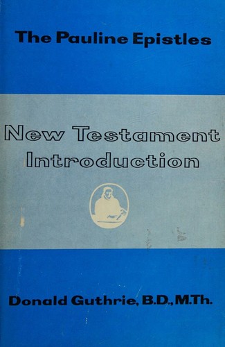 Cover for New Testament introduction