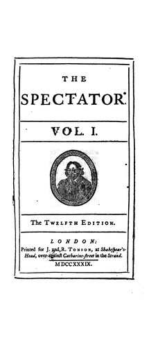 Cover for The Spectator