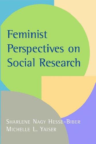 Cover for Feminist Perspectives on Social Research