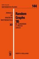 Cover for Random graphs '85
