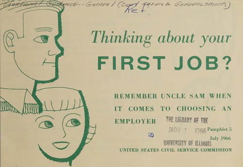 Cover for Thinking about your first job?