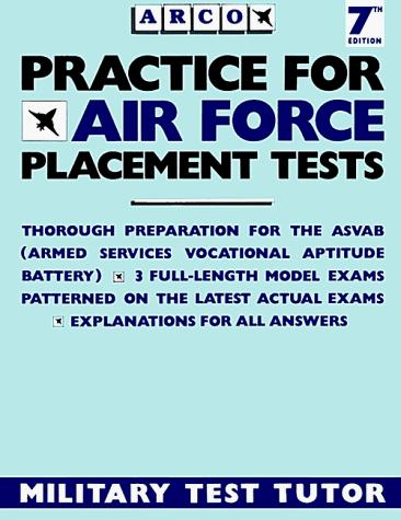 Cover for Practice for Air Force placement tests