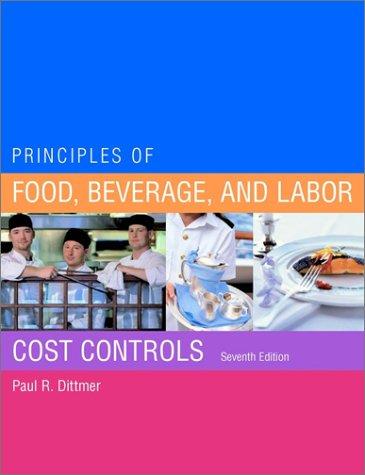 Cover for Principles of Food, Beverage, and Labor Cost Controls