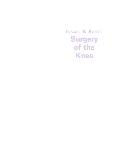 Cover for Insall & Scott surgery of the knee