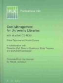 Cover for Cost management for university libraries