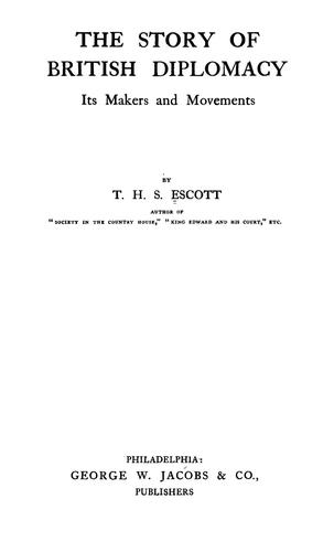 Cover for The story of British diplomacy