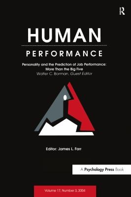 Cover for Personality and the Prediction of Job Performance : More Than the Big Five