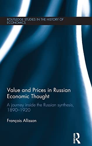 Cover for Value and prices in Russian economic thought