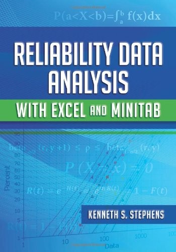 Cover for Reliability data analysis with Excel and Minitab