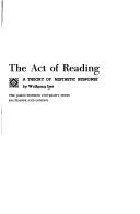 Cover for The act of reading
