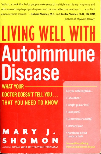 Cover for Living well with autoimmune disease