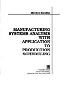 Cover for Manufacturing systems analysis