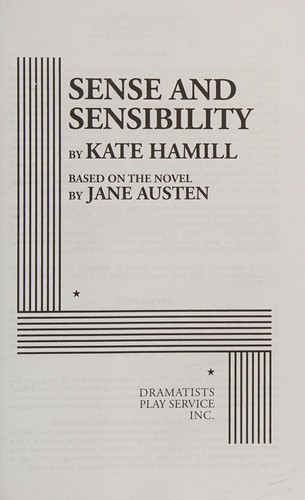 Cover for Sense and sensibility