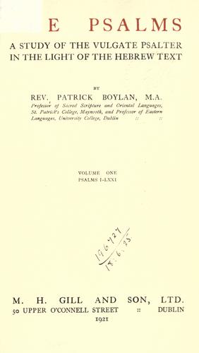 Cover for The Psalms