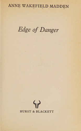 Cover for Edge of danger