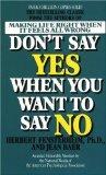 Cover for Don't say yes when you want to say no