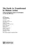 Cover for The Earth as transformed by human action