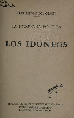 Cover for horrenda política