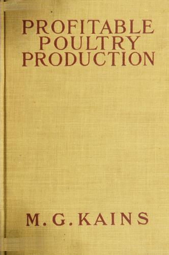 Cover for Profitable poultry production