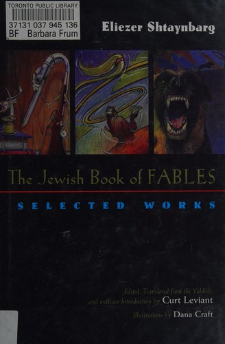 Cover for The Jewish book of fables