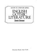 Cover for English gothic literature