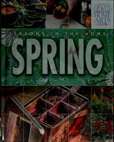 Cover for Seasons in the home--spring.