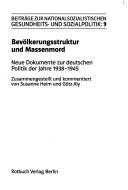 Cover for Bevölkerungsstruktur und Massenmord