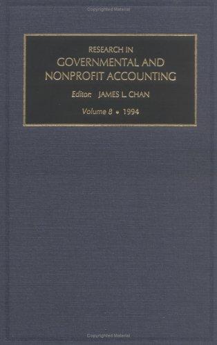 Cover for Research in Governmental and Nonprofit Accounting