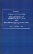 Cover for Energy, simulation-training, ocean engineering and instrumentation