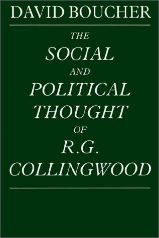 Cover for The Social and Political Thought of R. G. Collingwood