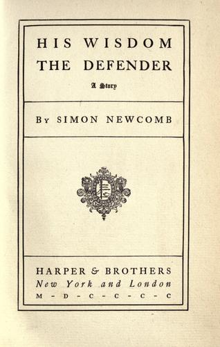 Cover for His Wisdom