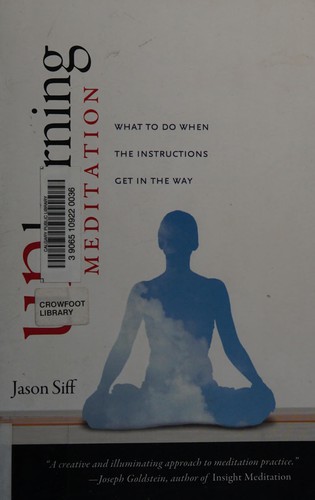 Cover for Unlearning meditation