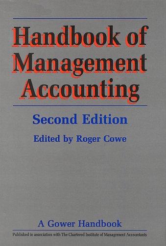 Cover for Handbook of management accounting.