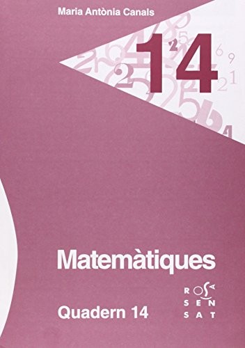 Cover for Matemàtiques. Quadern 14