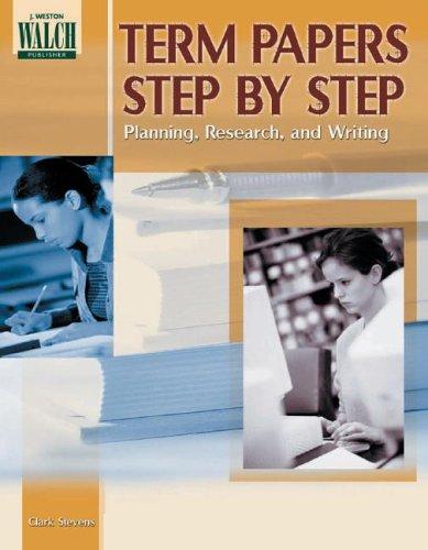 Cover for Term Papers Step By Step