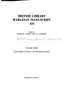 Cover for British Library Harleian Manuscript 433