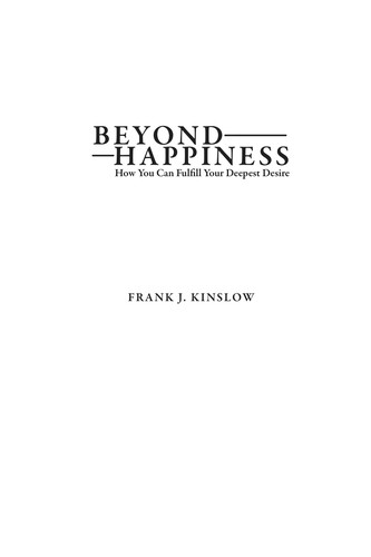 Cover for Beyond happiness