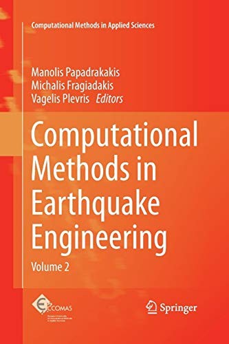 Cover for Computational Methods in Earthquake Engineering