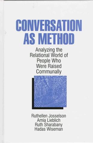 Cover for Conversation As Method